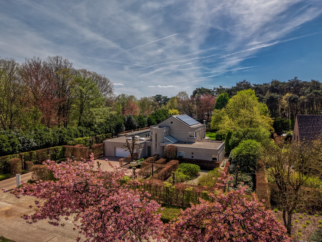 Architecturale villa op 3451 m² met 5 slaapkamers omgeven door natuur.